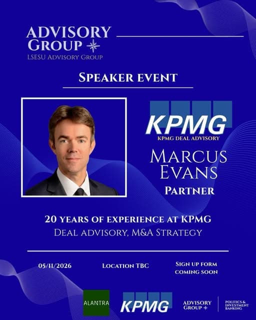 Marcus Evans — society event announcement